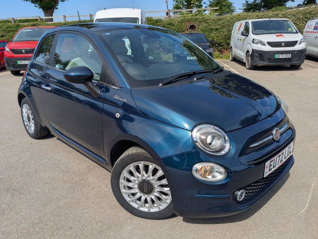 Fiat 500 1.0 Mild Hybrid Dolcevita [Part Leather] 3dr Hatchback Petrol BLUE