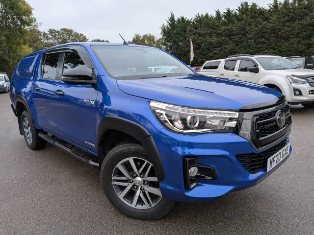 Toyota Hilux Invincible X D/Cab Pick Up 2.4 D-4D Auto Light 4X4 Utility Diesel BLUE
