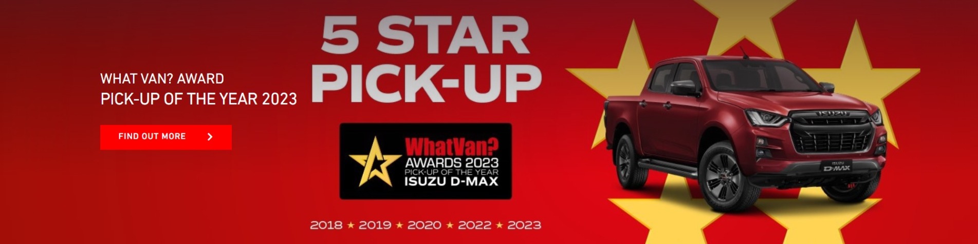 D-MAX Homepage Banner